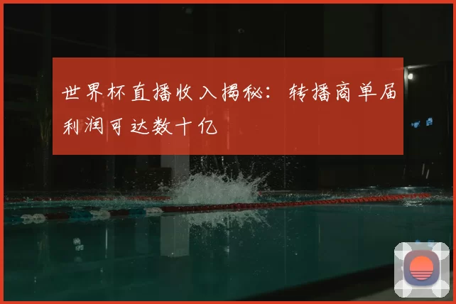 世界杯直播收入揭秘:转播商单届利润可达数十亿