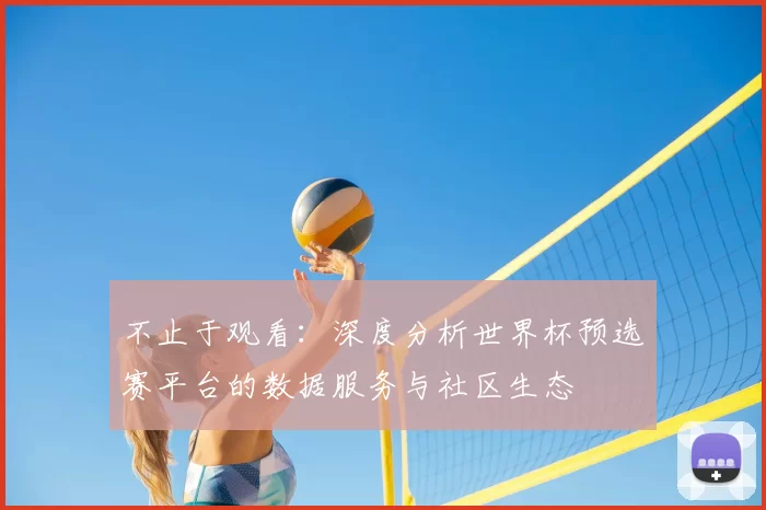 不止于观看：深度分析世界杯预选赛平台的数据服务与社区生态
