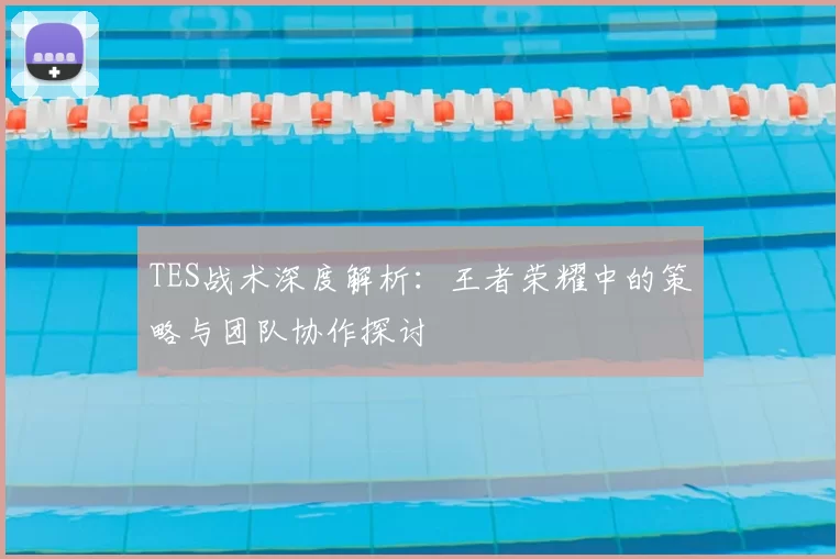 TES战术深度解析:王者荣耀中的策略与团队协作探讨