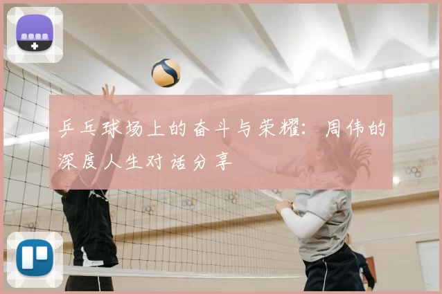 乒乓球场上的奋斗与荣耀：周伟的深度人生对话分享